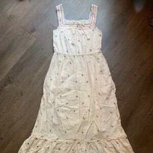 Embroidered maxi dress